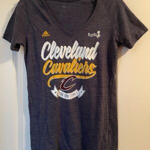 Adidas Cleveland Cavaliers V-Neck Tee